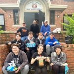 student volunteers helping homeless in Cleveland